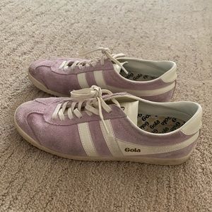 Pink Gola Suede sneakers